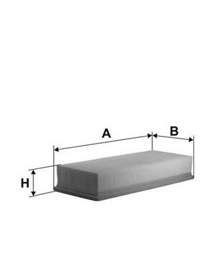 OPEN PARTS eaf303510 -  Воздушный фильтр